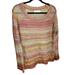 Anthropologie Sweaters | Charlie & Robin Striped Mohair Crewneck | Color: Brown/Orange | Size: Xl