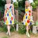 Anthropologie Dresses | Anthro Girls From Savoy Primary Blooms Silk Dress | Color: Blue/Yellow | Size: 2
