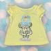 Disney Shirts & Tops | Disney Minnie Mouse Baby Girl’s Sequin Glitter Tee Shirt Top Size 18 Months | Color: Silver/Yellow | Size: 18mb