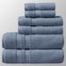 Plume Feather Touch Bath Towel Set Six Piece Set, Six Piece Set, Blue