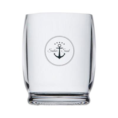 Set of 6 Ecozen Sailor Soul Water Glass - Whitecap...