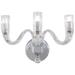 Metropolitan Berna 11 1/2" Wide Chrome Wall Sconce