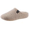 Pantoffel VERBENAS "YORK GALES", Damen, Gr. 40, beige, Textil, klassisch, Schuhe, Pantoffel, Hausschuh, Homeslipper zum Schlupfen