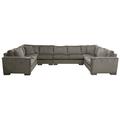 Gray/Blue Sectional - Vanguard Furniture Michael Weiss 4-Piece Abingdon Sectional Polyester/Cotton/Other Performance Fabrics | Wayfair