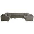 Gray Sectional - Vanguard Furniture Michael Weiss 4-Piece Abingdon Sectional Polyester/Cotton/Other Performance Fabrics | Wayfair
