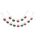 Transpac Polyester 60 in. Multicolored Christmas Merry Holiday Statement Banner Ornament Set of 2