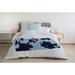 Moo Print Fleece Throw Blanket