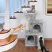 Tucker Murphy Pet™ 36" Chavdar Cat Tree Wood in Gray | 36 H x 18 W x 18 D in | Wayfair B7AC34A48DBC4008A9CAD28559EAEEF2