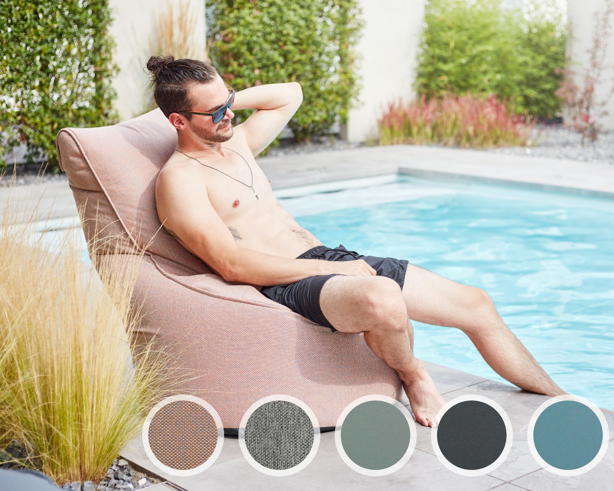 Sitting Bull »CHILL SEAT« Outdoor Sessel XL PG1 MIAMI 011 seablue