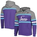 "Sweat à capuche Utah Jazz NBA Head Coach par Mitchell & Ness - Violet - Homme - Homme Taille: S"