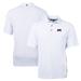Men's Cutter & Buck White UNLV Rebels Big Tall Virtue Eco Pique Tile Print Recycled Polo