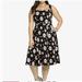 Torrid Dresses | Black Pink White Skull Floral Dress From Torrid Size 16 Retro Swing | Color: Black/Pink | Size: 16