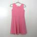 Kate Spade Dresses | Kate Spade Girls 14 Sleeveless Vivan Cut Out Back Dress Bow Pink Textured | Color: Pink | Size: 14g