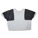 Nike Tops | Nike Dri-Fit Women's L Gray Athletic Top Mesh Loose Fit Breathable Active Ss | Color: Gray | Size: L