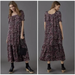 Anthropologie Dresses | Anthropologie Maeve Lisabetta Maxi Dress Tiered Size Small Nwt | Color: Purple | Size: S