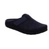 Pantoffel ROHDE "RODIGO-H", Herren, Gr. 44, blau (dunkelblau, meliert), Filz, klassisch, Schuhe, mit Memory Schaum