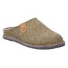 Pantoffel ROHDE "LUCCA", Damen, Gr. 40, braun (hellbraun, meliert), Filz, klassisch, Schuhe, Clog, Hausschuh, Homeslipper in melierter Optik