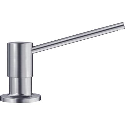 Spülmittelspender BLANCO "TORRE", silber (silberfarben), B:14cm H:28cm L:6cm, Edelstahl, Dosierspender, Edelstahl finish Image