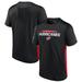 Men's Fanatics Branded Black/Red Carolina Hurricanes Authentic Pro Rink Tech T-Shirt