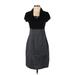 Maurices Casual Dress - Sheath: Black Tweed Dresses - Women's Size 3