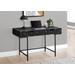 "Computer Desk / Home Office / Laptop / Storage Drawers / 48""L / Work / Metal / Laminate / Black Marble Look / Contemporary / Modern - Monarch Specialties I 7552"