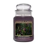 A Cheerful Giver Branches & Berries Scented Jar Candle Paraffin in Indigo | 7 H x 4 W x 4 D in | Wayfair CC178