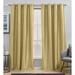 Amalgamated Textiles Chatra Exclusive Home Solid Color Gromment Single Curtain Panel Polyester in Yellow | 96 H x 54 W in | Wayfair