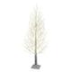 Kurt Adler 900 Light Lighted Trees & Branches in White | 60 H x 27 W x 16.5 D in | Wayfair TR3266WW