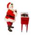 Kurt Adler 2 Piece Coke Santa w/ Table Figurines Set | 10.5 H x 5.25 W x 4.5 D in | Wayfair CC5221