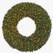 Kurt Adler Polyvinyl Chloride Wreath Traditional Faux, Steel in Green/White | 72 H x 72 W x 10 D in | Wayfair P3205PL