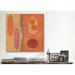 Winston Porter 'Abstract IV' by Erin Clark Graphic Art on Canvas in Orange | 26 H x 26 W x 1.5 D in | Wayfair 13314-1PC6-26x26