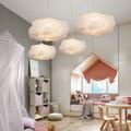 Isabelle & Max™ Cloud Cotton Pendant Light, Creative Room Light Fixture Chandelier in White | 7.87 H x 9.84 W x 7.87 D in | Wayfair