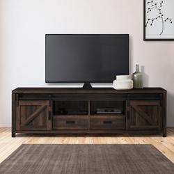 Francine TV Stand for TVs up to 85" Wood in Black Laurel Foundry Modern Farmhouse® | Wayfair C320CDCA349B451A8DFFCDFCEAA6086B