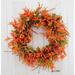 The Holiday Aisle® 24" Foam & Pinecones Wreaths in Orange | 24 H x 24 W x 5 D in | Wayfair C76021B9C71A4A4A84074ECECDBF0F7B