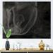 Wrought Studio™ Black & Gray Mixed Liquid Ink II - Modern Canvas Wall Art Canvas, Cotton in Black/Gray | 34 H x 44 W x 1.5 D in | Wayfair