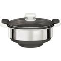 Steamer 3.7l acciaio inossidabile / grigio - xf384b10 Moulinex