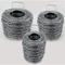 Aquagart - 200m filo spinato zincato 1,6/1,7mm per rete di protezione da animali selvatici, rete