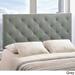 Theodore Queen Linen Tufted Headboard