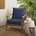 Humble + Haute Outdura Solid Indoor/Outdoor Corded Deep Seating Pillow and Cushion Chair Set