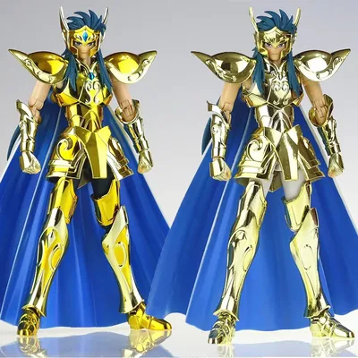 Saint Seiya Myth Gril EX Aquarius Camus avec Hyoga Cygnus Head oral aliers du Zodiaque PCV Anime