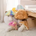 Oreiller de tête en peluche lavable pour chambre d'enfant coussin de décoration de canapé jouet