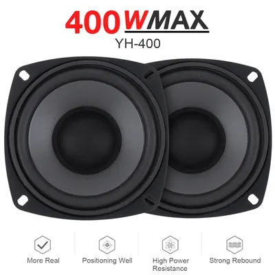 Haut-parleur coaxial HiFi pour voiture 1x5 " 400W 2 voies porte de véhicule audio automatique