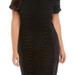 Michael Kors Dresses | Michael Kors Plus Size Shirred Bodycon Sheath Dress Sz 1x Nwt | Color: Black | Size: 1x