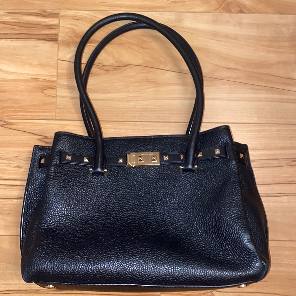 Michael Kors Bags | Black Michael Kors Handbag | Color: Black | Size: 13 Inch By 6.5 Inch, Height 9.5 Inches