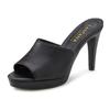 High-Heel-Pantolette, Damen, Gr. 38, schwarz, Obermaterial: 100% Lederimitat. Futter: 100% Lederimitat. Decksohle: 100% Lederimitat. Laufsohle: 100% Synthetik, LASCANA BELLE AFFAIRE, unifarben, sexy, Schuhe Pantolette, Mule, Sandale, offener Schuh...