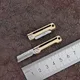 Mini couteau pliant en laiton porte-clés couteaux de poche EDC utilitaire couteau de courrier