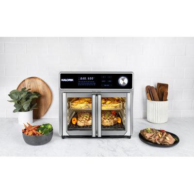Kalorik® Kalorik MAXX 26 Quart Digital Air Fryer Oven Grill, Stainless Steel in Gray | 14.13 H x 14.72 W x 15.7 D in | Wayfair AFO 47631 SS2 (CA)