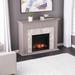 Red Barrel Studio® Marble Tiled Touch Screen Electric Fireplace in Gray | 39 H x 50 W x 15 D in | Wayfair 790B9267C5C44FA98556D359A13BD210