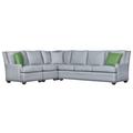 Blue Sectional - Vanguard Furniture American Bungalow 4-Piece Riverside L-Sectional Polyester/Cotton/Other Performance Fabrics | Wayfair