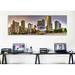 Ebern Designs Chicago Panoramic Skyline Cityscape (Sunset) Photographic Print on Canvas Canvas | 20 H x 60 W x 1.5 D in | Wayfair